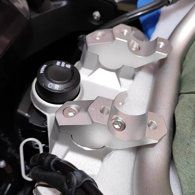 For BMW F900GS Adventure F 900 GS ADV 2024 2025- F850GS Accessories Motorcycle HandleBar Riser Clamp Extend Heightening Adapter