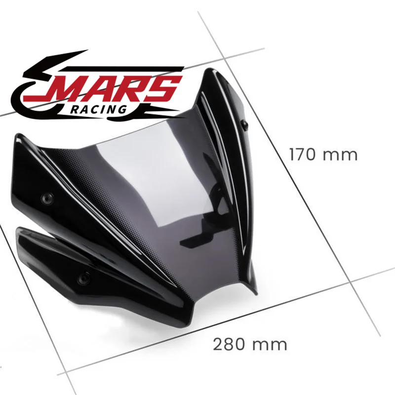 For Suzuki NEW GSX-8S GSX8S 2023 2024 Motorcycle Sports Windshield WindScreen Deflector Visor Viser