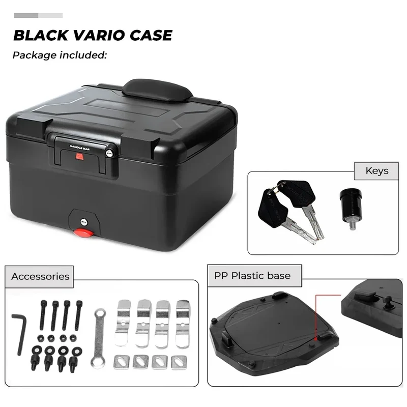 Universal Motorcycle Vario Top Box For BMW R1200GS R1250GS F800GS LC ADV F800GS F850GS F750gs Top Rear Luggage Tool Cases