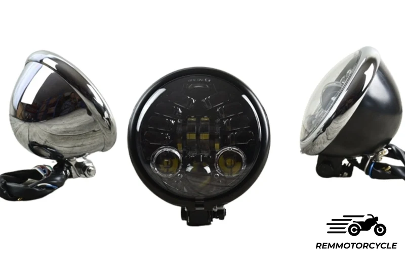 Phare multi DRL 15,5cm avec clignotants intégrés