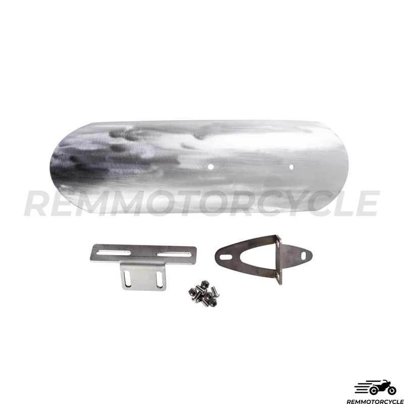 Garde-boue Avant Scrambler Universel en Aluminium Avec Supports