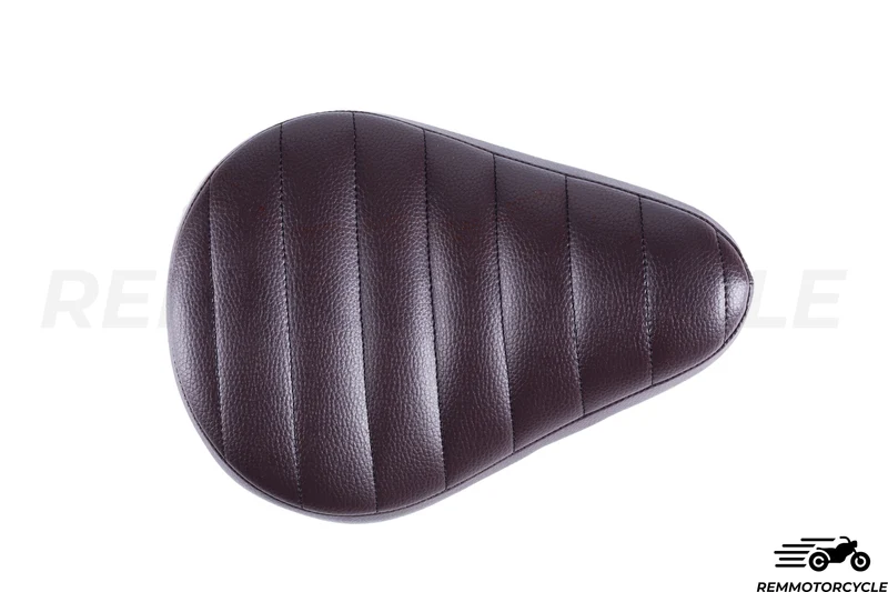 Selle Bobber Marron - Coutures horizontales
