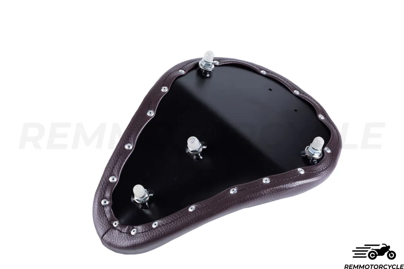 Selle Bobber Marron - Coutures horizontales