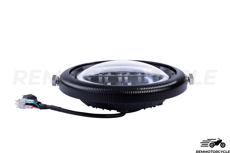 Projecteur LED Eye Angel DRL 7 pouces - Support Aluminium CNC