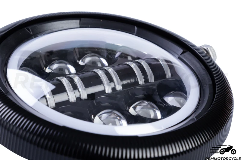 Projecteur LED Eye Angel DRL 7 pouces - Support Aluminium CNC