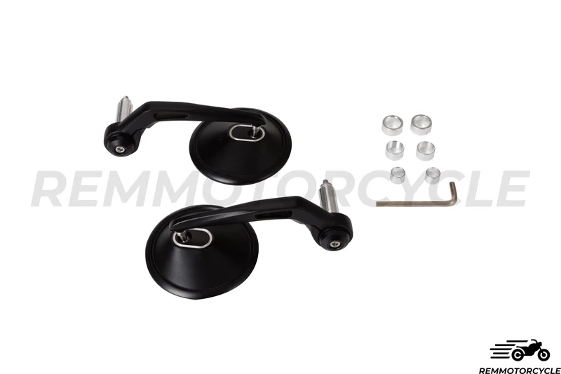 Rétroviseurs Homologués ALUMINIUM CNC Embout de Guidon R34