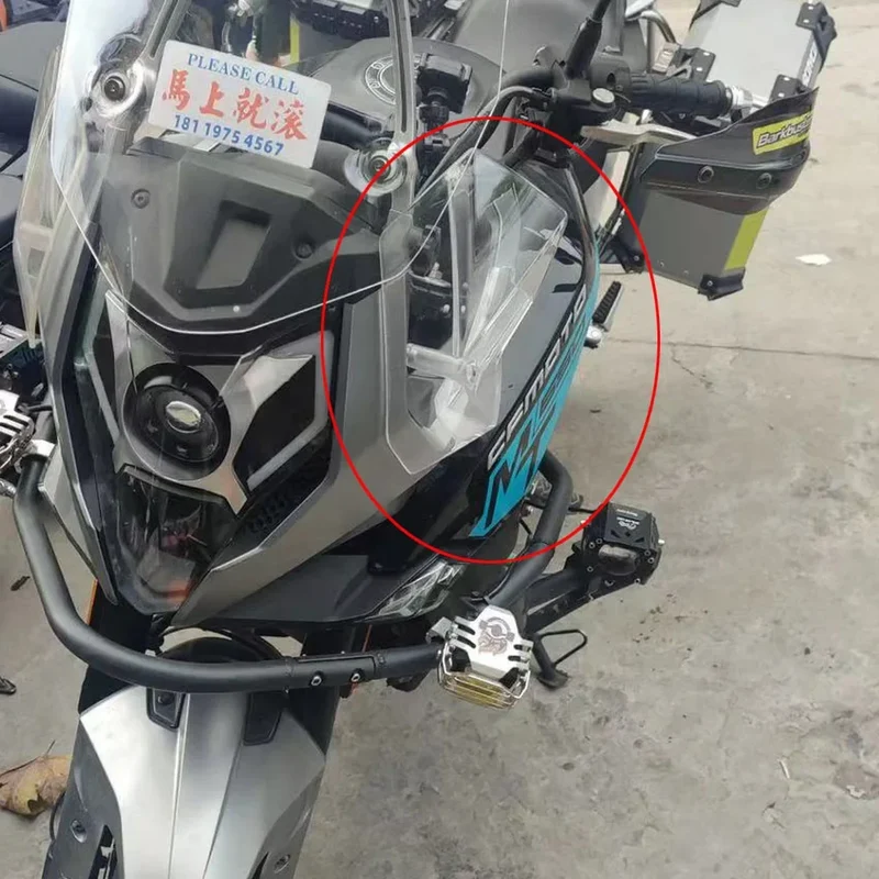 For 650MT 650 MT Motorcycle Windshield Windscreen Plate Side Panels Front Wind Deflector Accessories