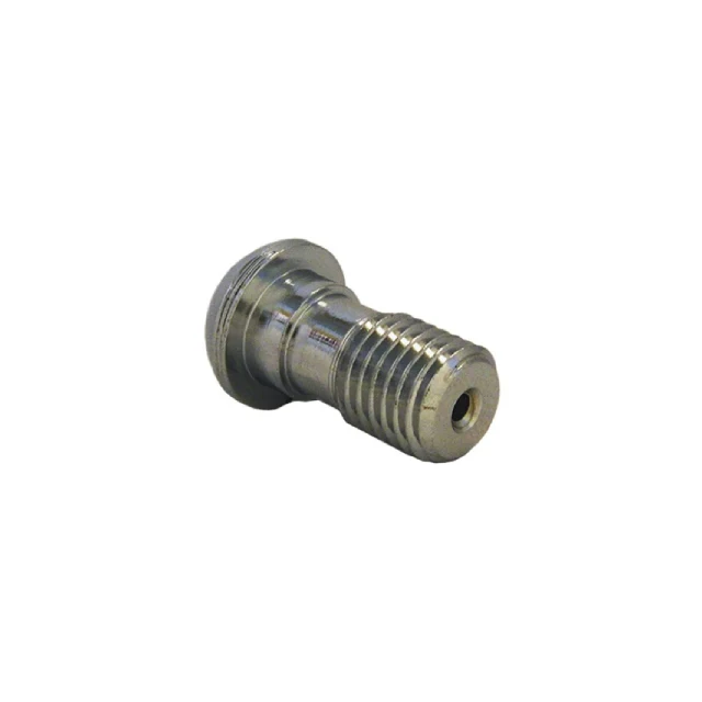 Tornillo banjo alomado M10x1.25 cromado Evok