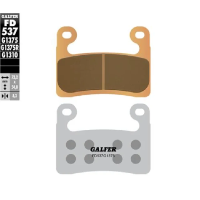 Pastillas de freno delanteras BMW R 1250 GS / RT >2019 Galfer - sinterizadas