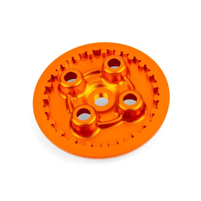 Tapa prensa embrague Minarelli AM6 CNC Motoforce - naranja