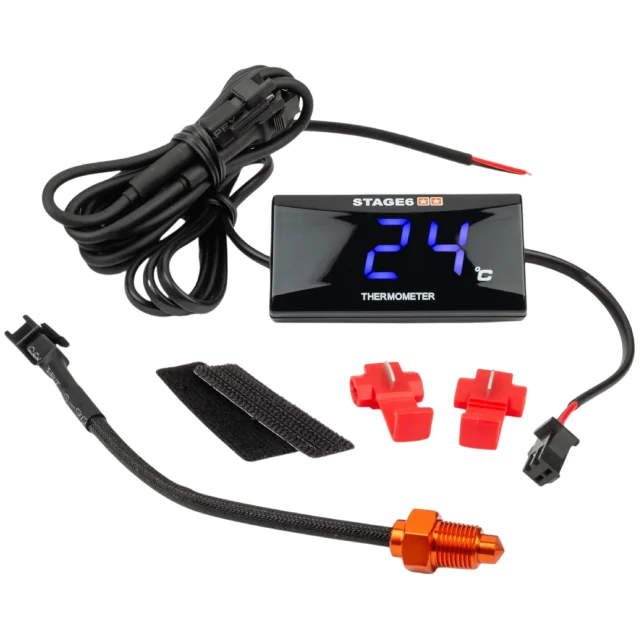 Marcador temperatura digital Stage6 Slim Line - azul