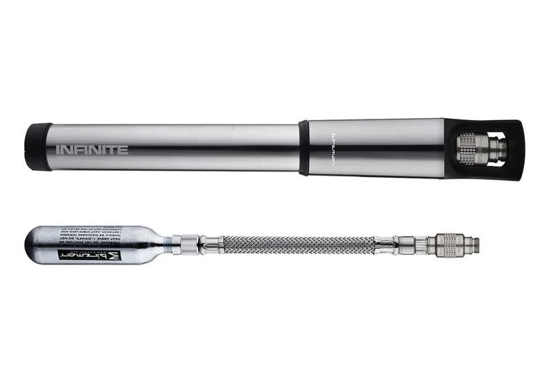 Pompe à main Birzman Infinite Road CO2 160PSI argent