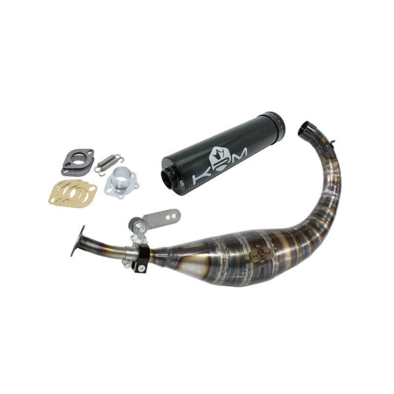 Pot d'échappement KRM Noir 80-90cc Derbi