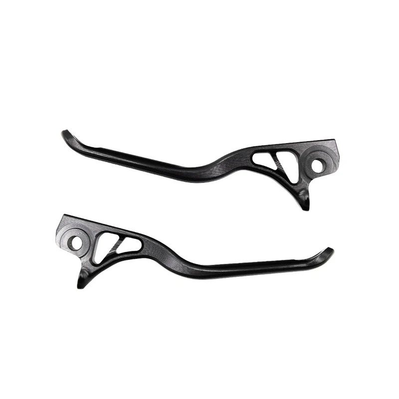Leviers de frein de luxe noirs CNC double disque