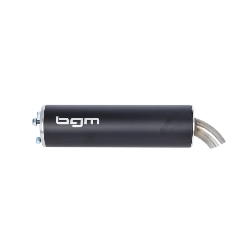 Silencieux d'échappement BGM noir 60x200x18MM Midrace