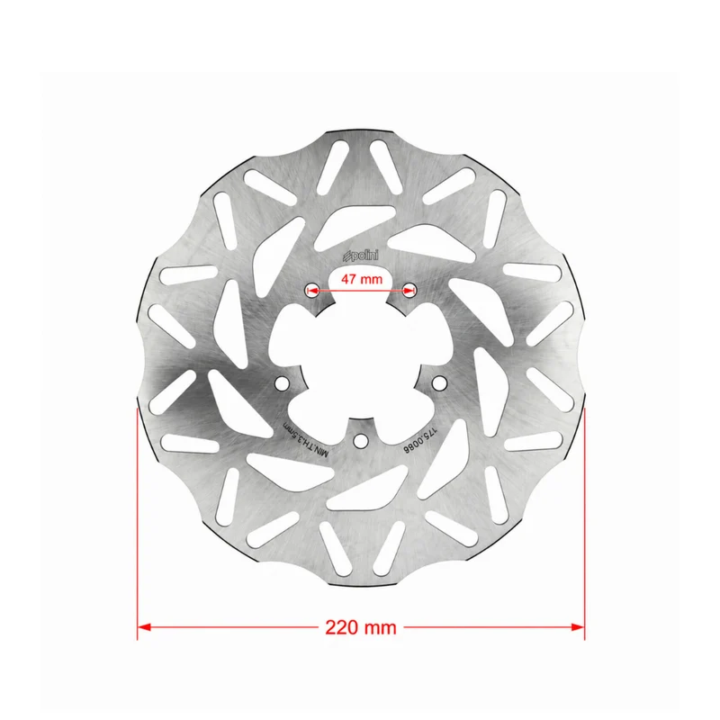 Disque de frein Polini Wave 220MM Gilera Runner / Skipper LX
