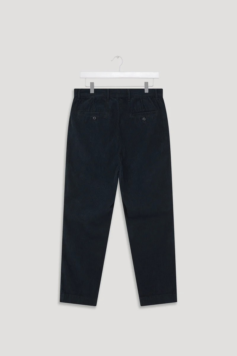 Cord Double Pleated Pant