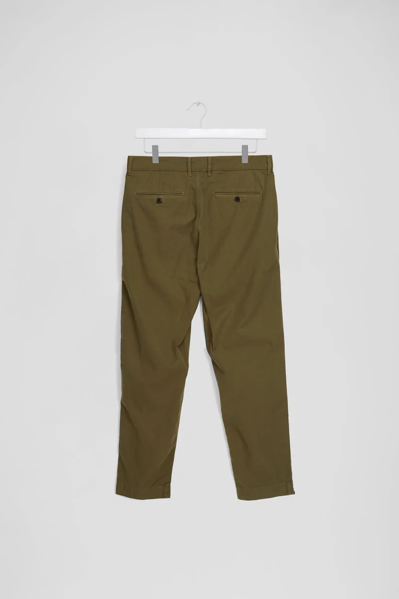 Organic Twill Double Pleated Pant