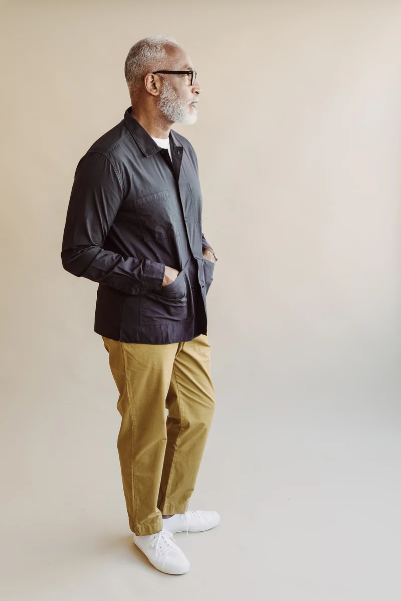 Organic Twill Double Pleated Pant