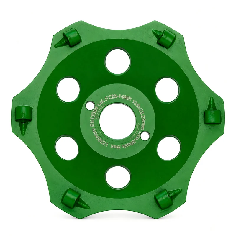 FANZWORK PKD Diamant Schleiftopf 125mm für Winkelschleifer, Betonschleifer