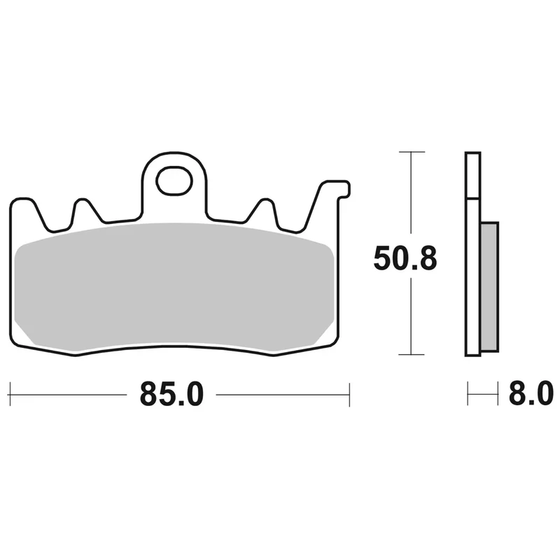Pastillas de freno delanteras Triumph Street Triple 765 17-23 Brembo - sinterizadas