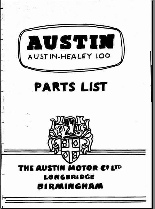 Manuels d'atelier Austin Healey 3000 en français
