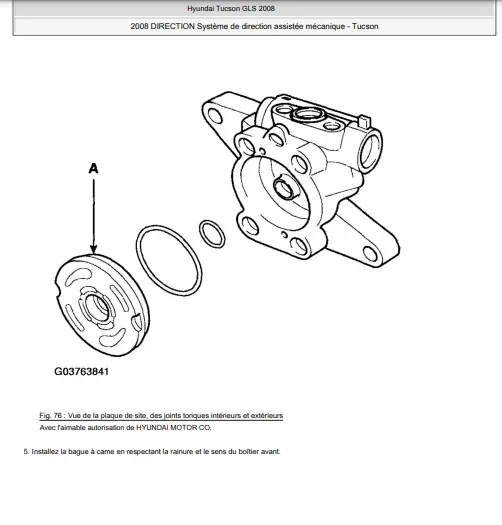 Manuel d'atelier Hyundai Tucson 2008 2009 français