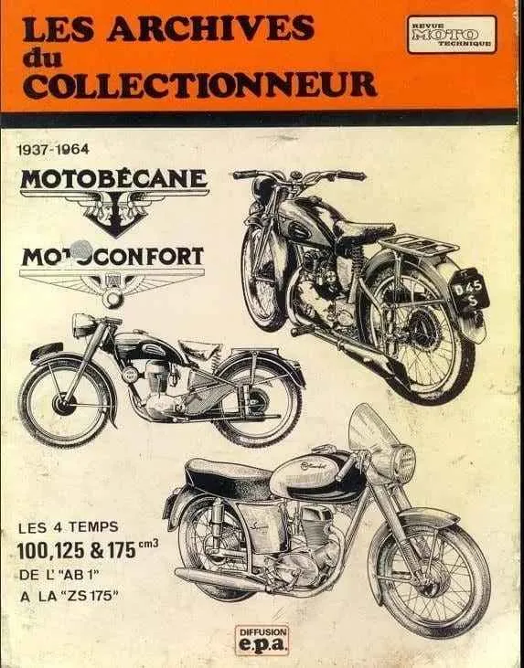 Manuels d'atelier 125 et 175 Motobécane 4 Temps