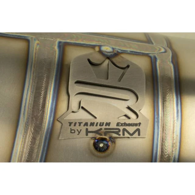 Bufanda de escape titanio KRM Derbi 90-100cc
