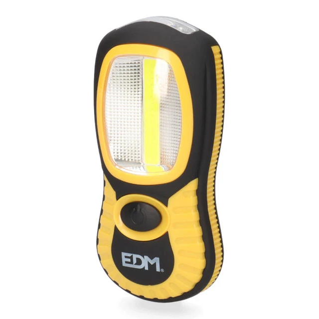 Linterna led doble función XL 3W Y 3 LED 1W gancho e imán EDM