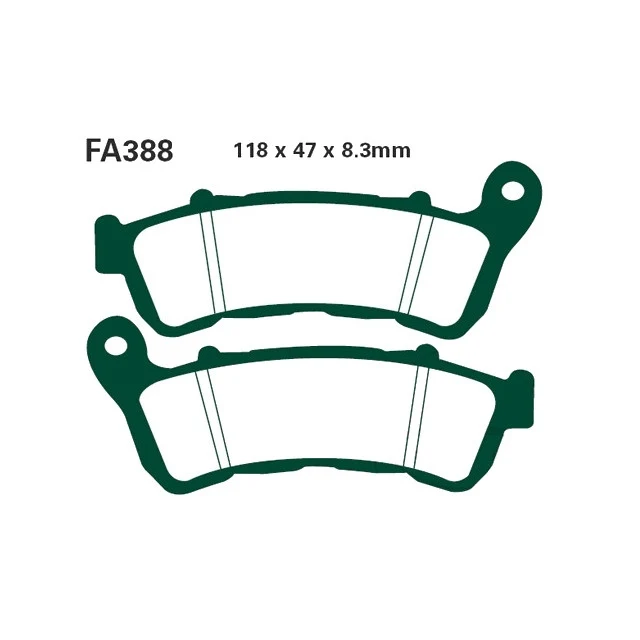 Pastillas de freno delanteras Honda Hornet CB 600 F 2008 EBC HH - sinterizadas