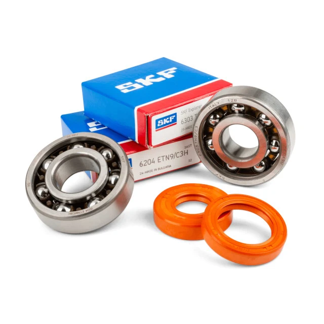 Cojinetes y retenes cigüeñal Minarelli AM6 ejes 17/20mm TN9 Stage6 R/T