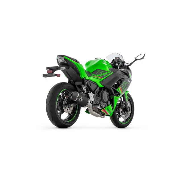 Silenciador Arrow Veloce Kawasaki Z650 / Ninja Euro 5 2024 - aluminio negro