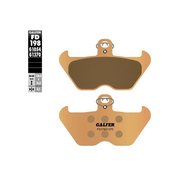 Pastillas de freno delanteras BMW K 1200-1300 / R 1100-1150-1200 Galfer - sinterizadas