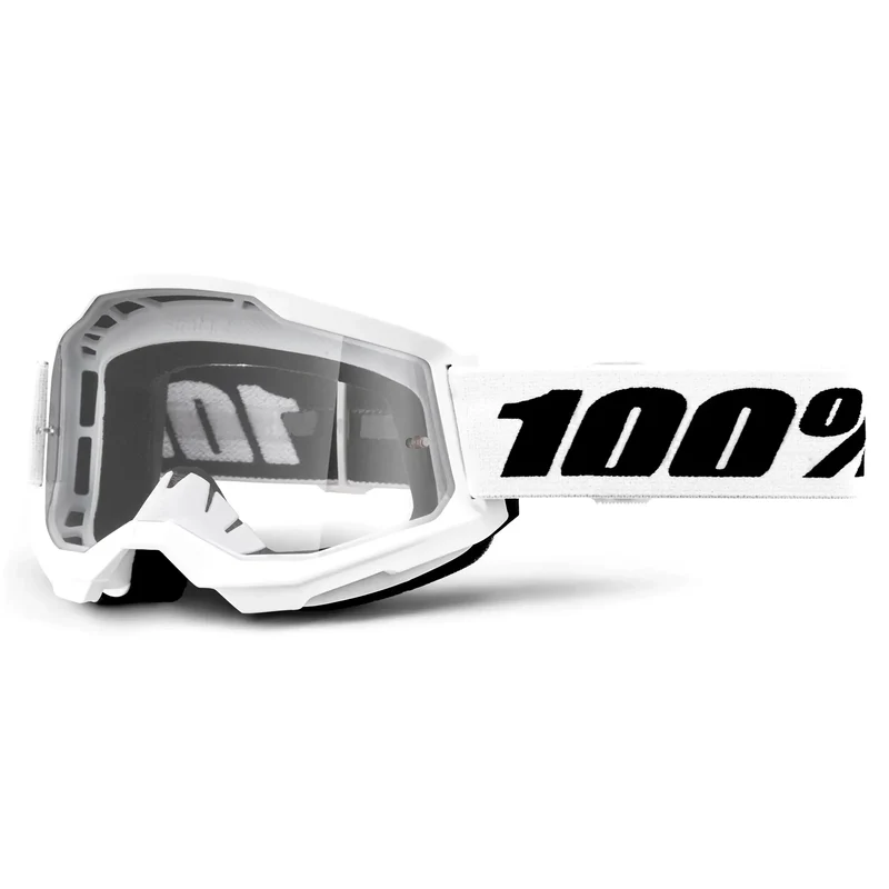 Gafas 100% Strata 2 White - Clear