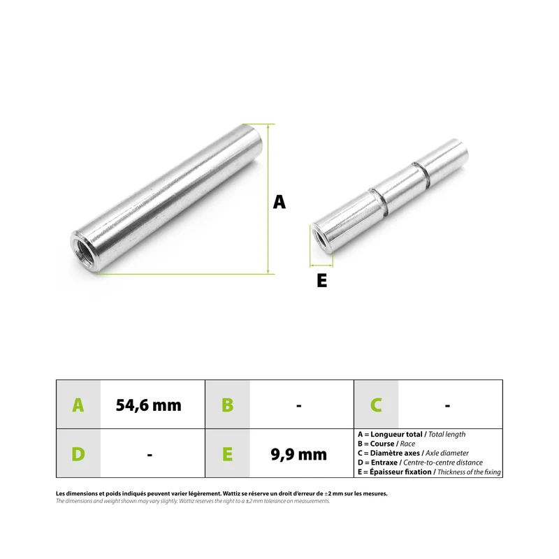 Support ressort axe de pliage inferieur Dualtron Mini