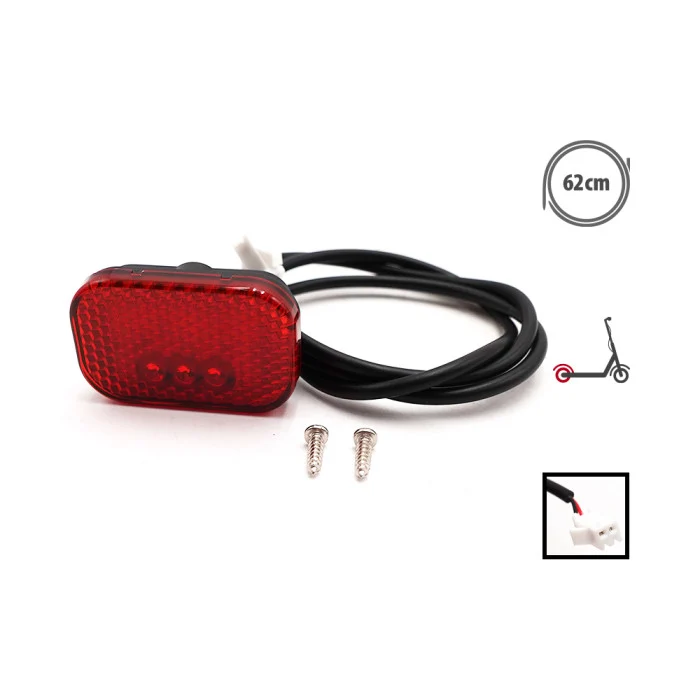 Cache plastique et Led Deck arriere droite Kukirin G2 Master