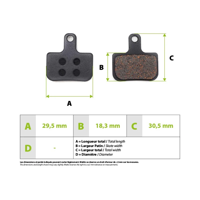 Plaquettes de frein SRAM DB1 DB3 DB5