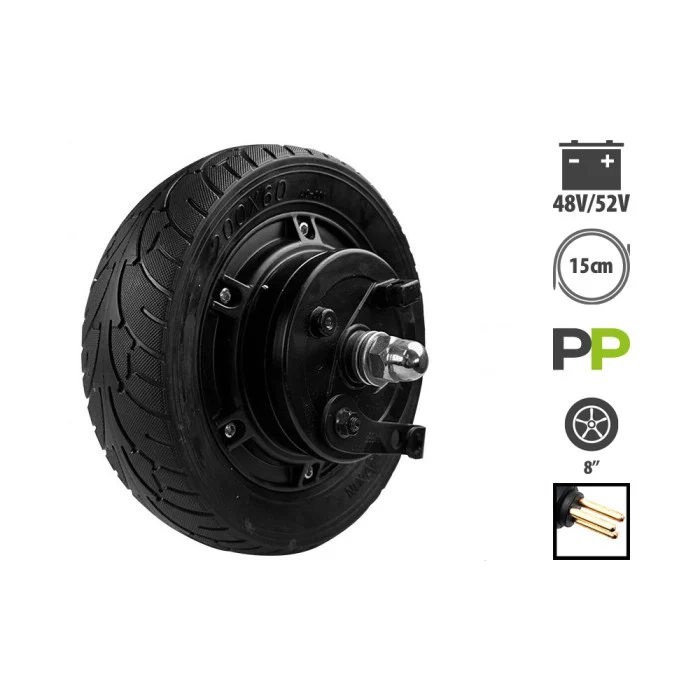 Moteur de Z8 avec pneu plein compatible 48V et 52V