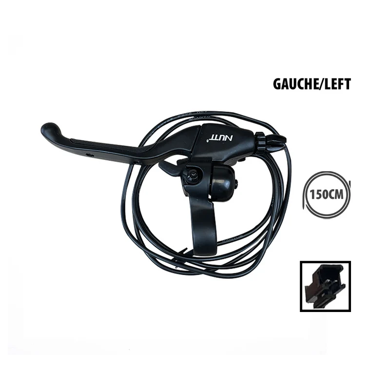 Poignée de frein gauche Nutt avec sonnette cable 150cm JST