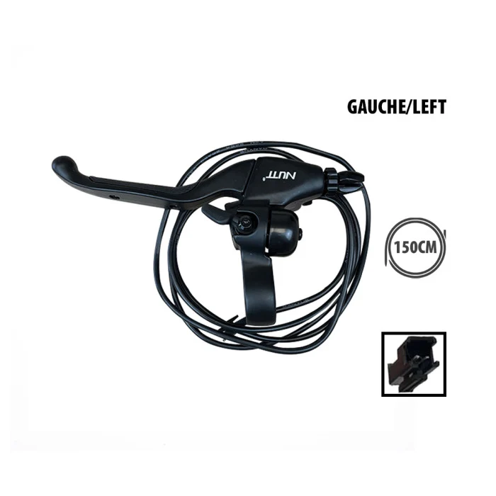 Poignée de frein gauche Nutt avec sonnette cable 150cm JST