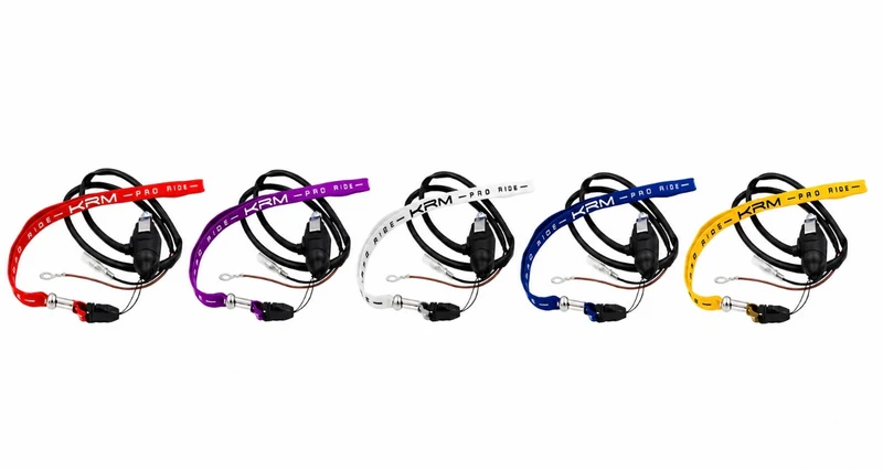 Coupe-circuit KRM Pro Ride – sécurité guidon 50cc