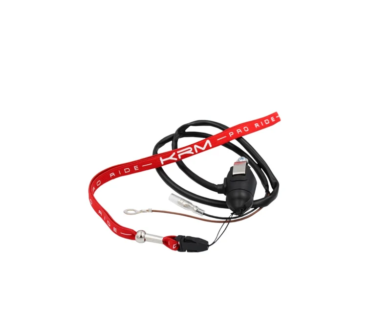 Coupe-circuit KRM Pro Ride – sécurité guidon 50cc