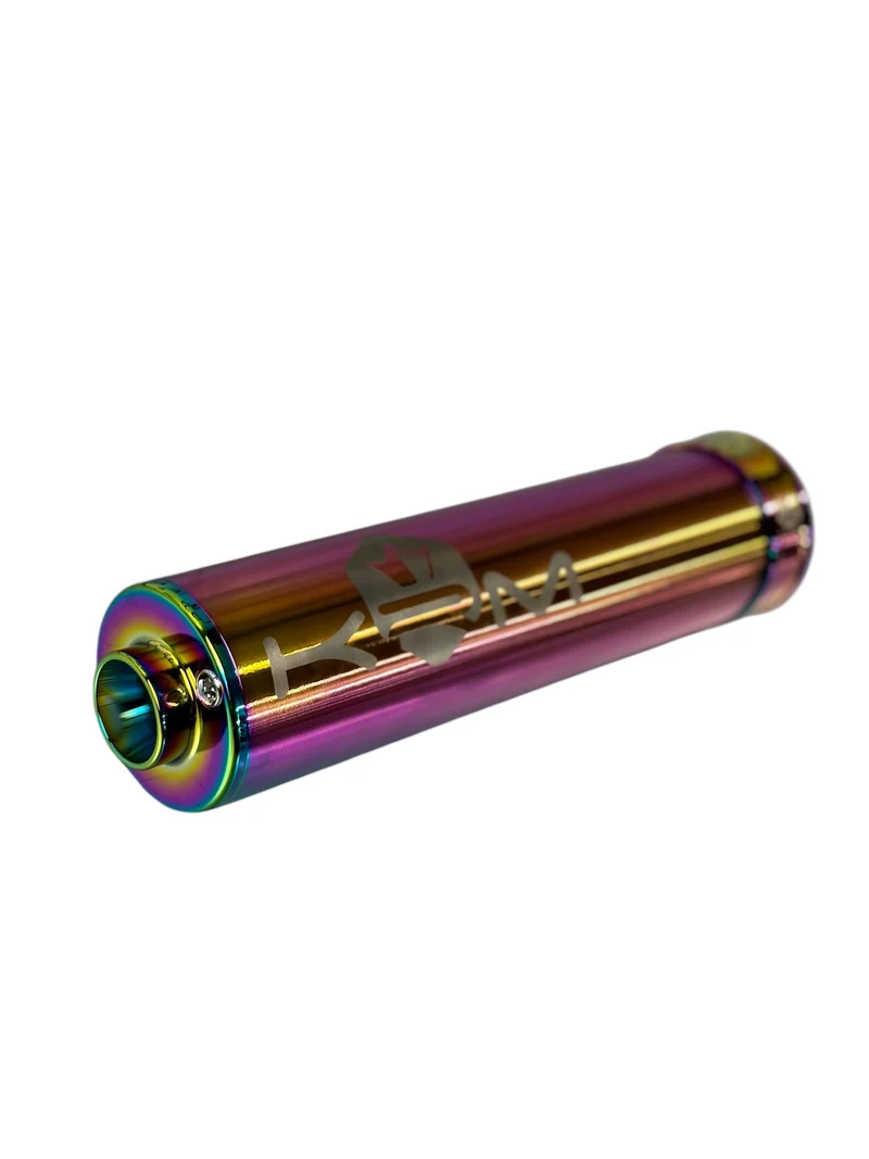 Silencieux KRM Neo Chrome – finition irisée