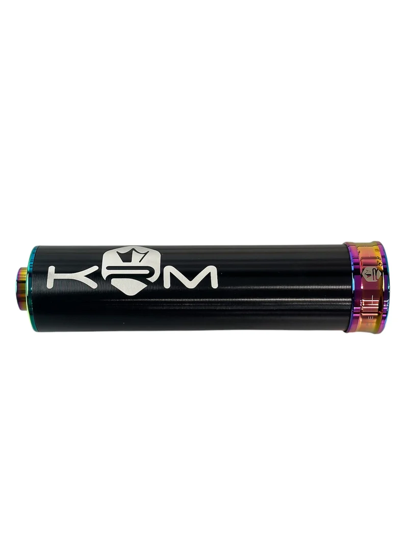 Silencieux KRM – Noir poli / Néo-chrome