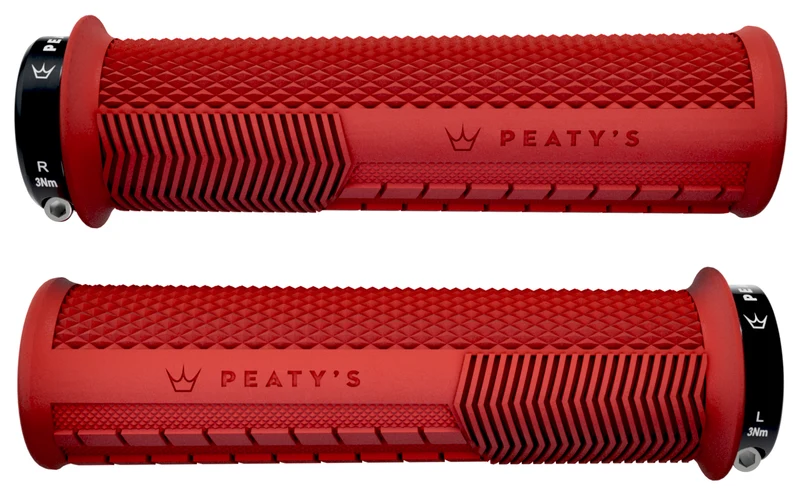Poignées Peaty's Monarch Knurl épais (32-34mm) Supersoft
