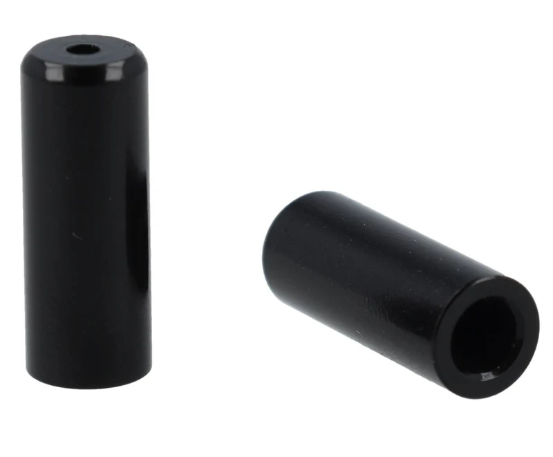 50x embout gaine Elvedes Ø 3,15 à Ø 5,7mm, aluminium CNC black