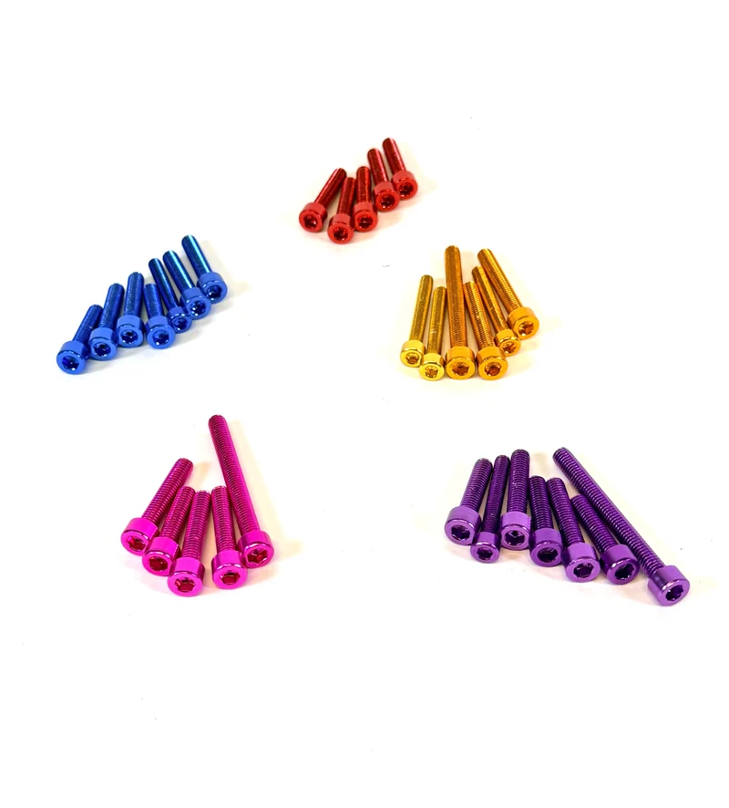 Kit visserie aluminium couleurs – Carter d'embrayage AM6 & Derbi