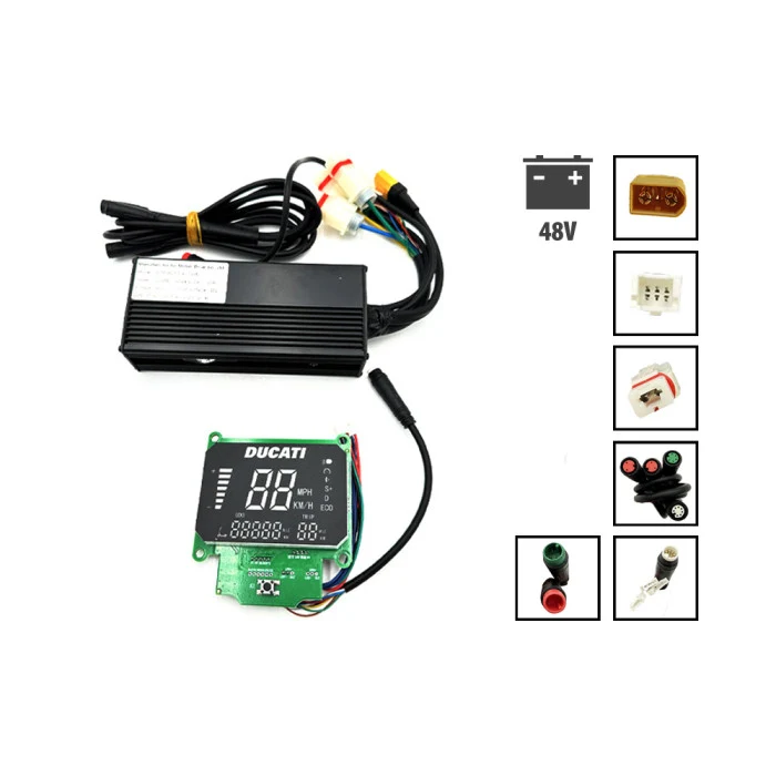 Kit display et controleur Ducati 48V Scrambler E-Cross prise XT90