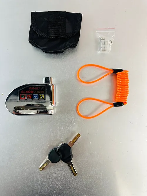Bloc disque alarme – Antivol moto étanche avec sirène